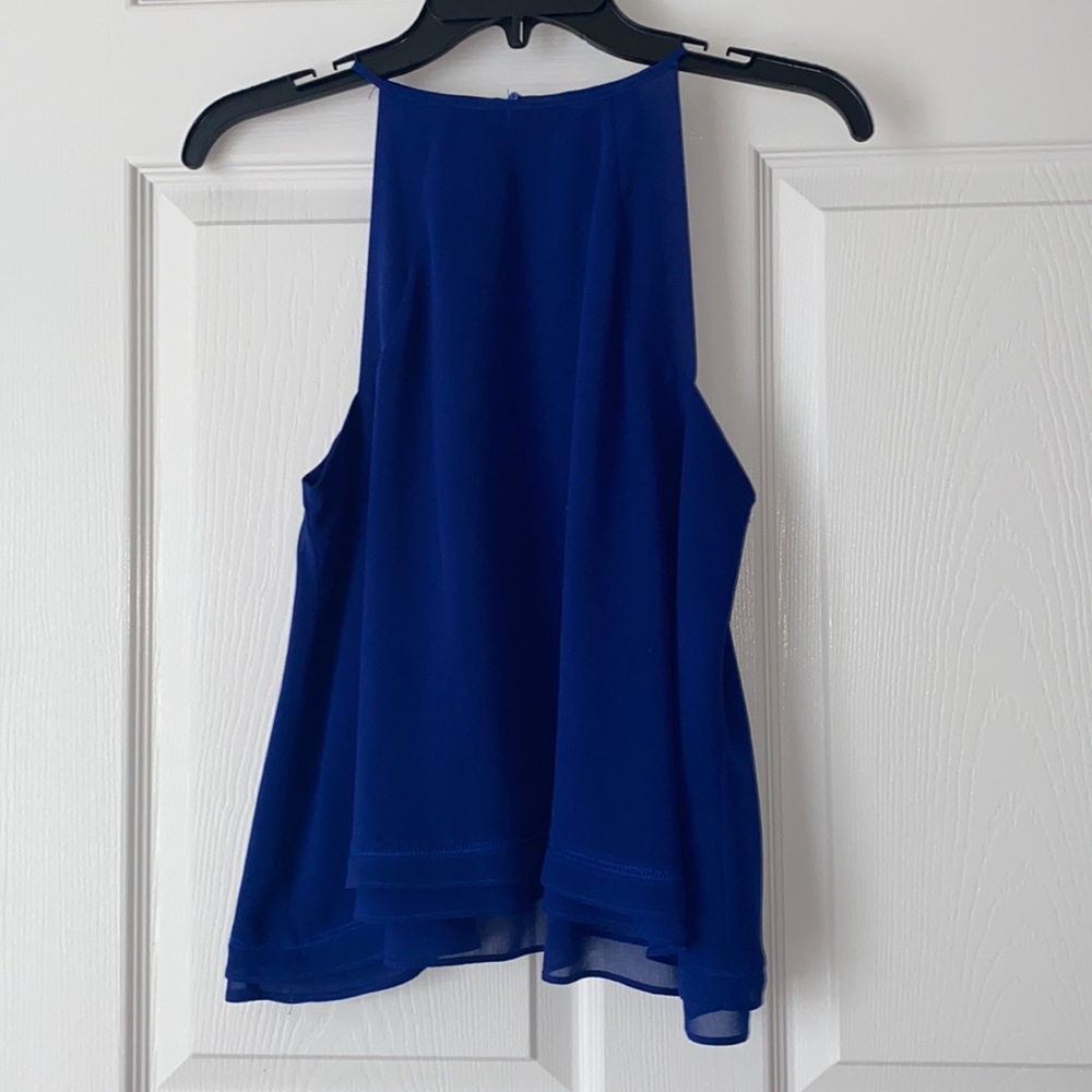 3/$10 Zara Blue Flowy Tank
